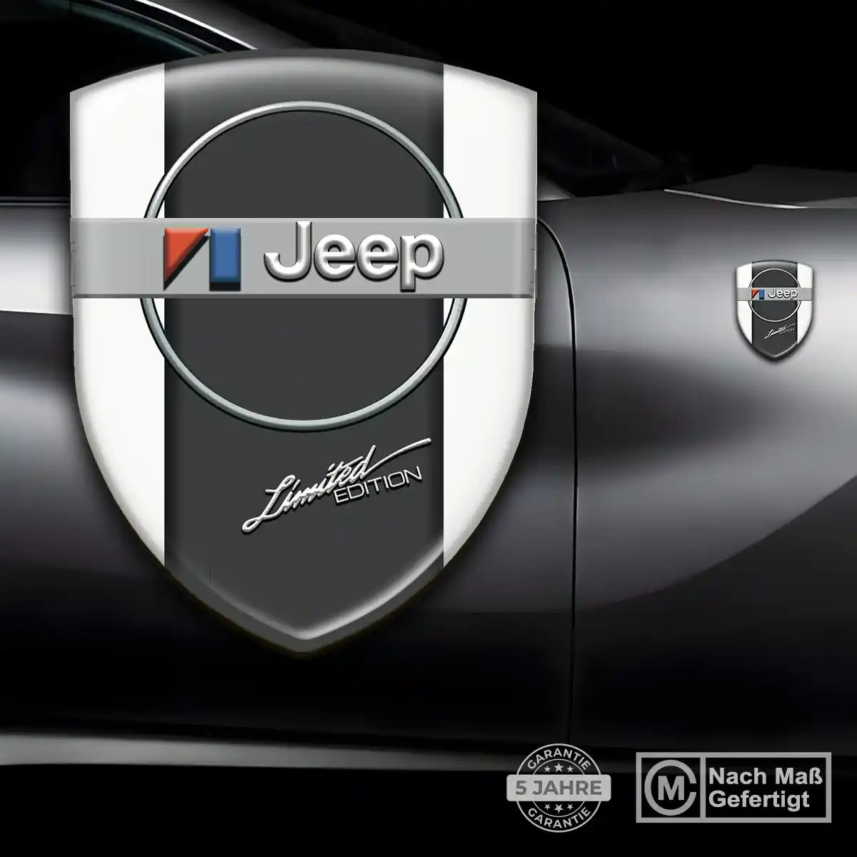 Jeep Wappen Emblem Aufkleber Auto Premium-Edition