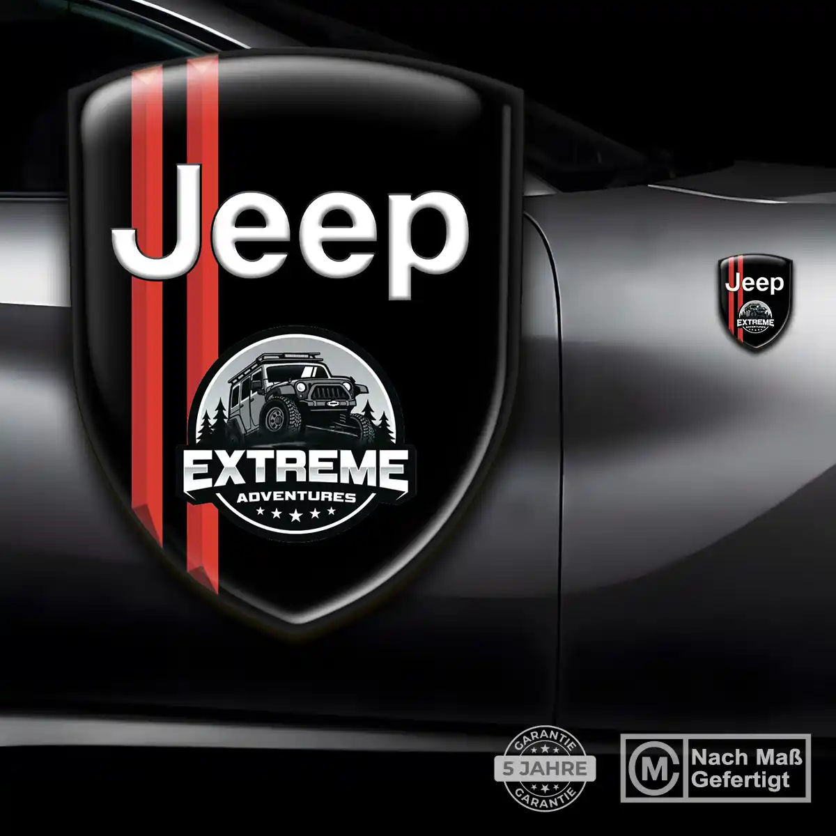 Jeep Wappen Emblem Aufkleber Auto Tuningfahrzeug