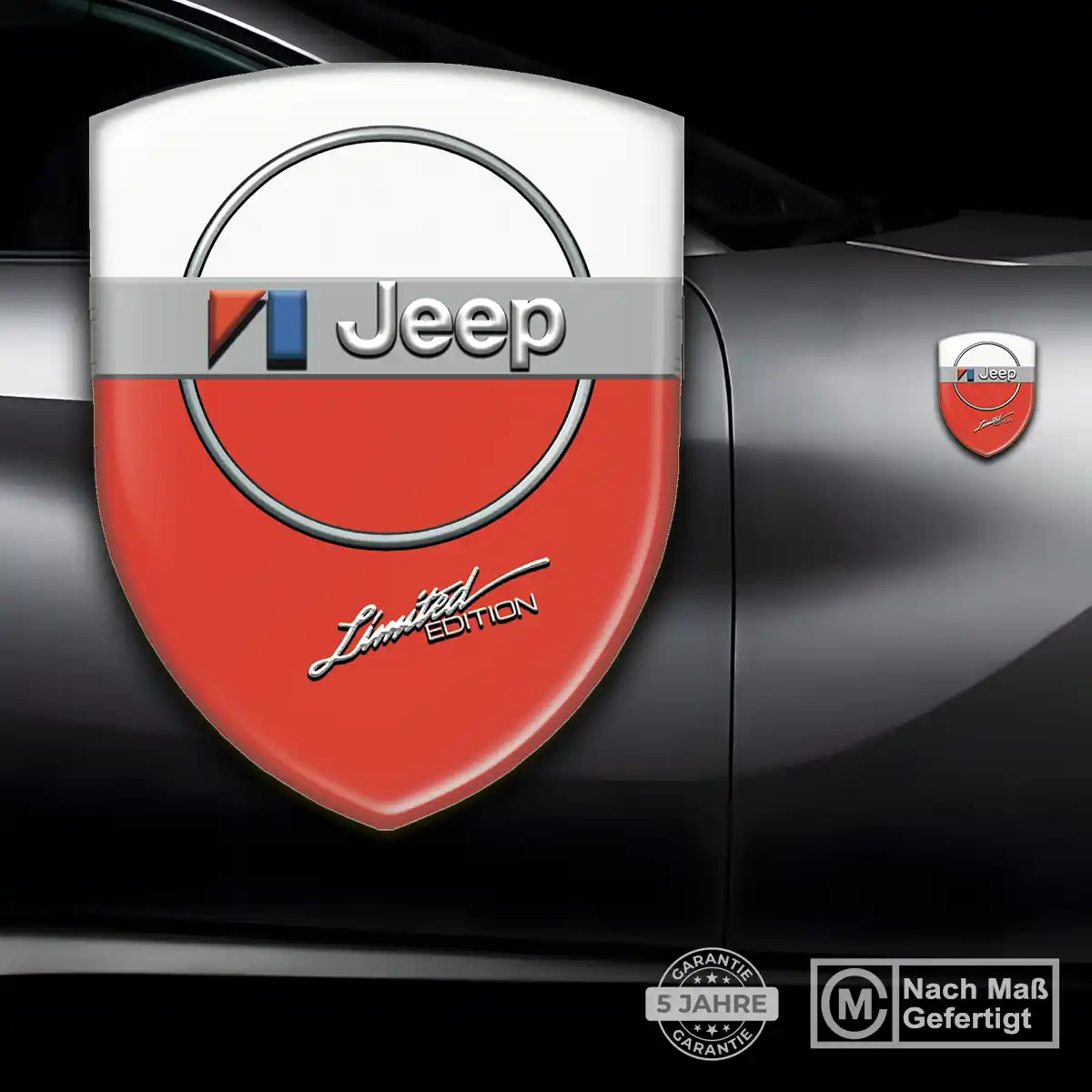 Jeep Wappen Emblem Aufkleber Erstklassige Qualität