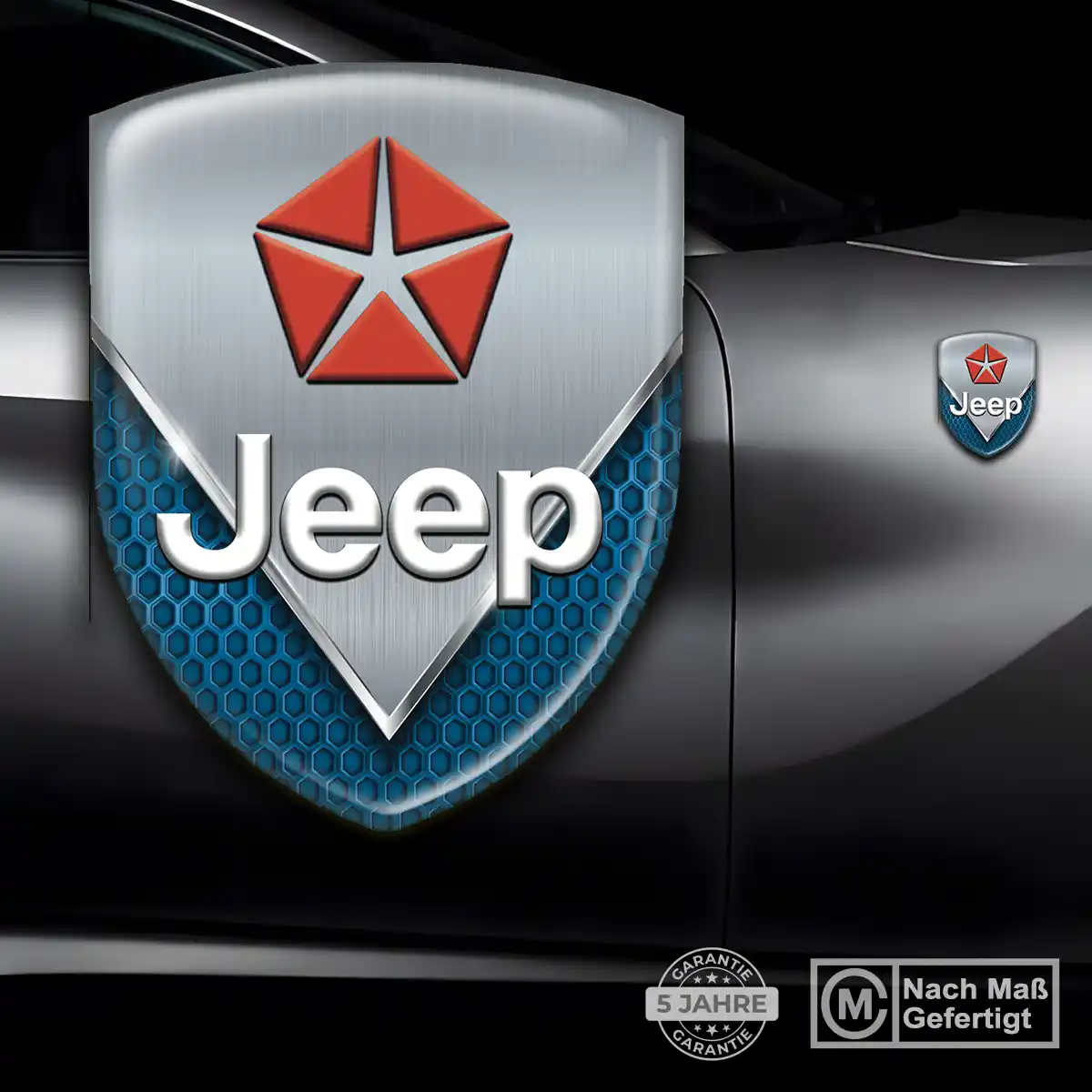 Jeep Wappen Emblem Aufkleber Exterieurdesign
