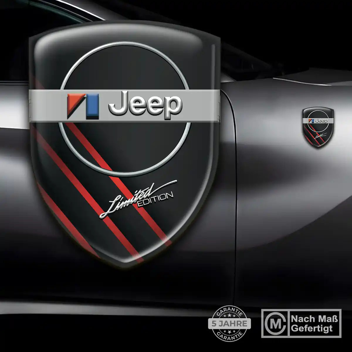 Jeep Wappen Emblem Aufkleber Interieurdesign