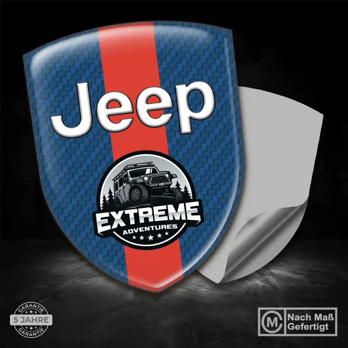 Jeep Wappen Emblem Aufkleber Luxus-Edition