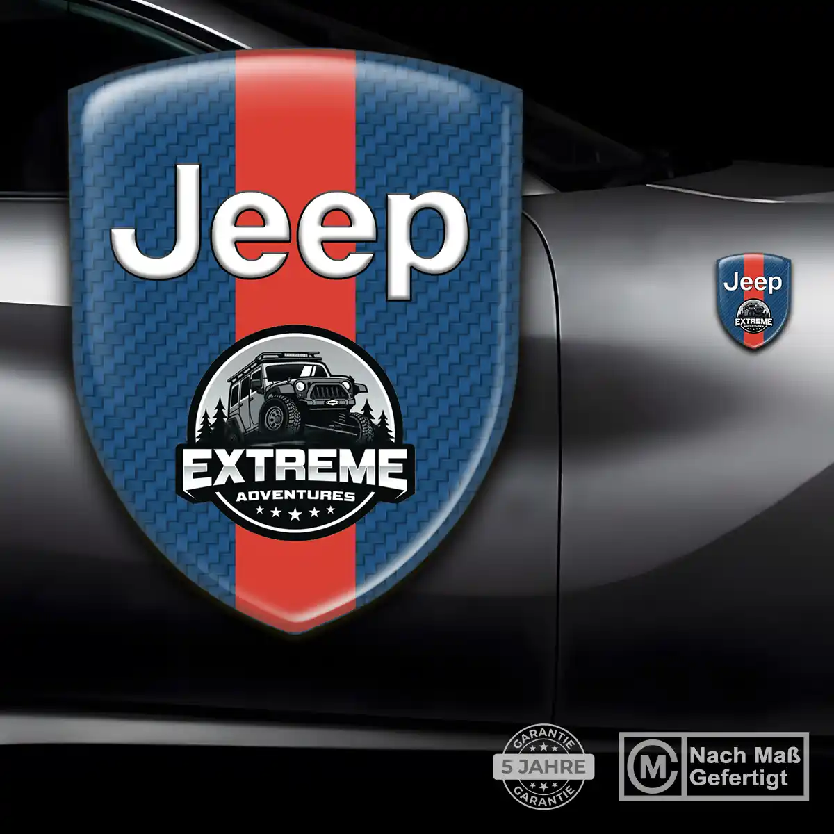 Jeep Wappen Emblem Aufkleber Luxus-Edition