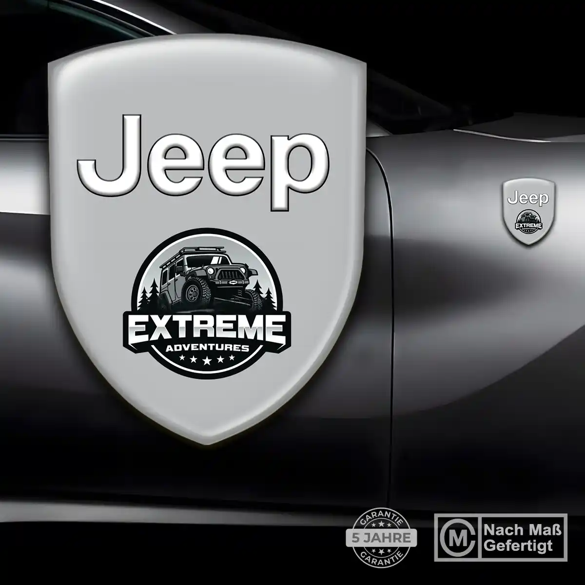 Jeep Wappen Emblem Aufkleber Markenedition