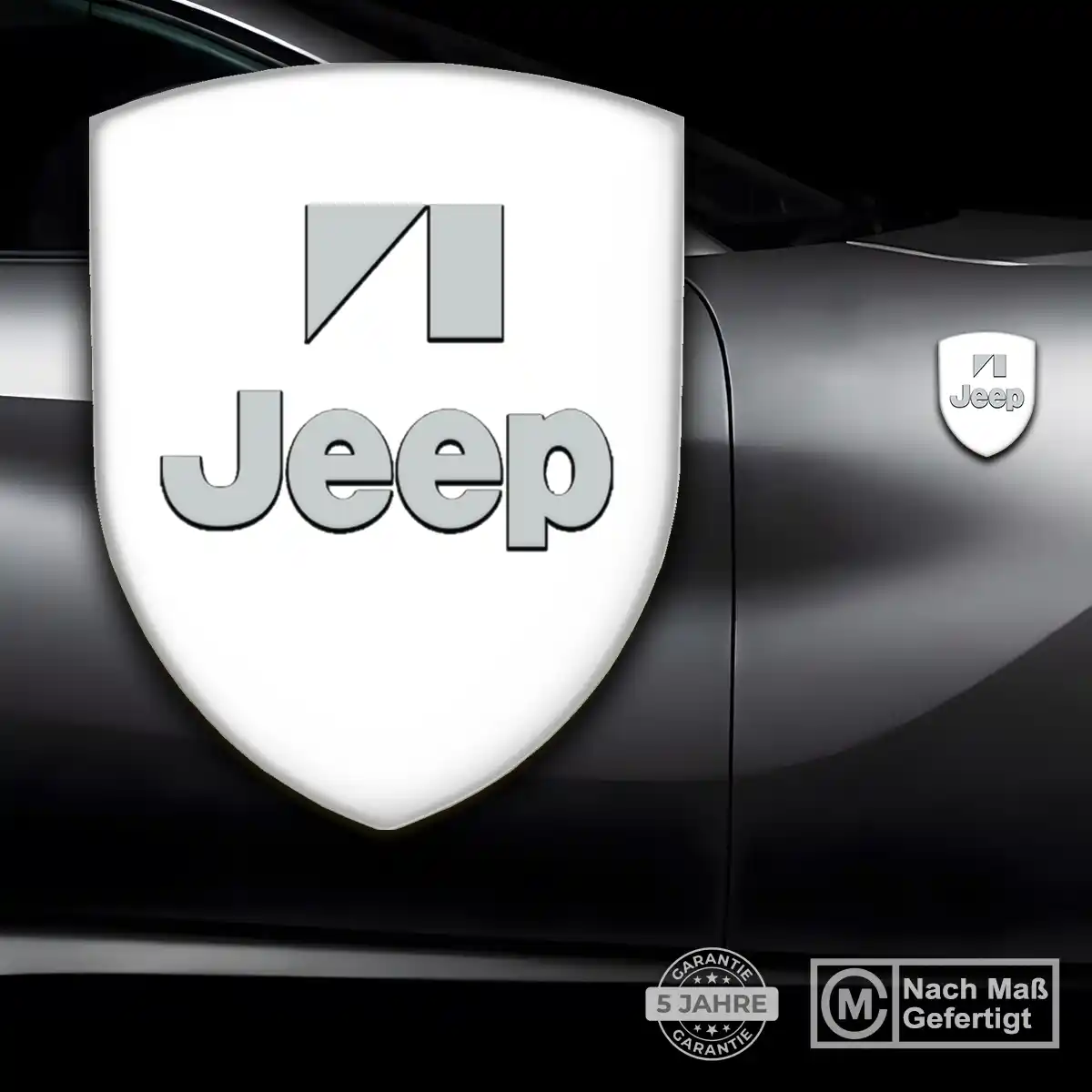 Jeep Wappen Emblem Aufkleber Modernes Design