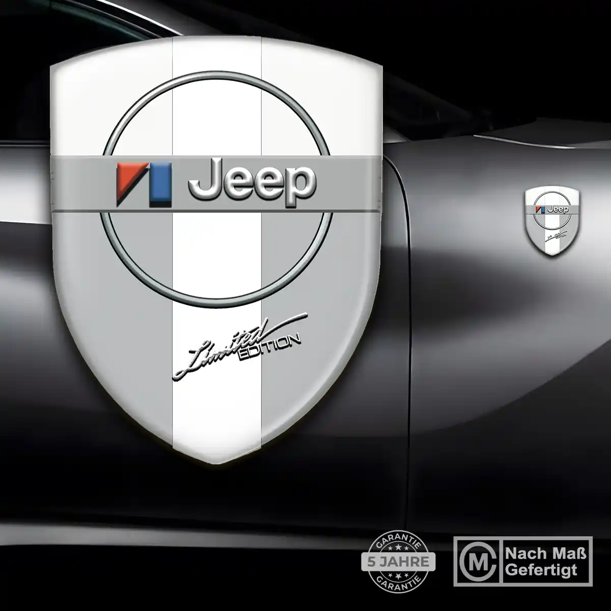 Jeep Wappen Emblem Aufkleber Tuningfahrzeug