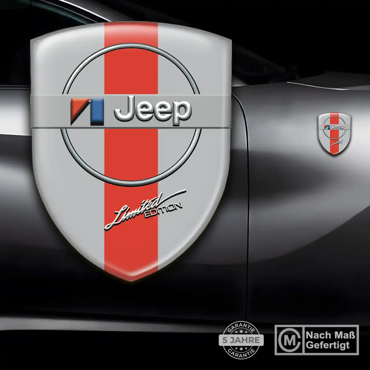 Jeep Wappen Emblem Ausdrucksstarkes Design