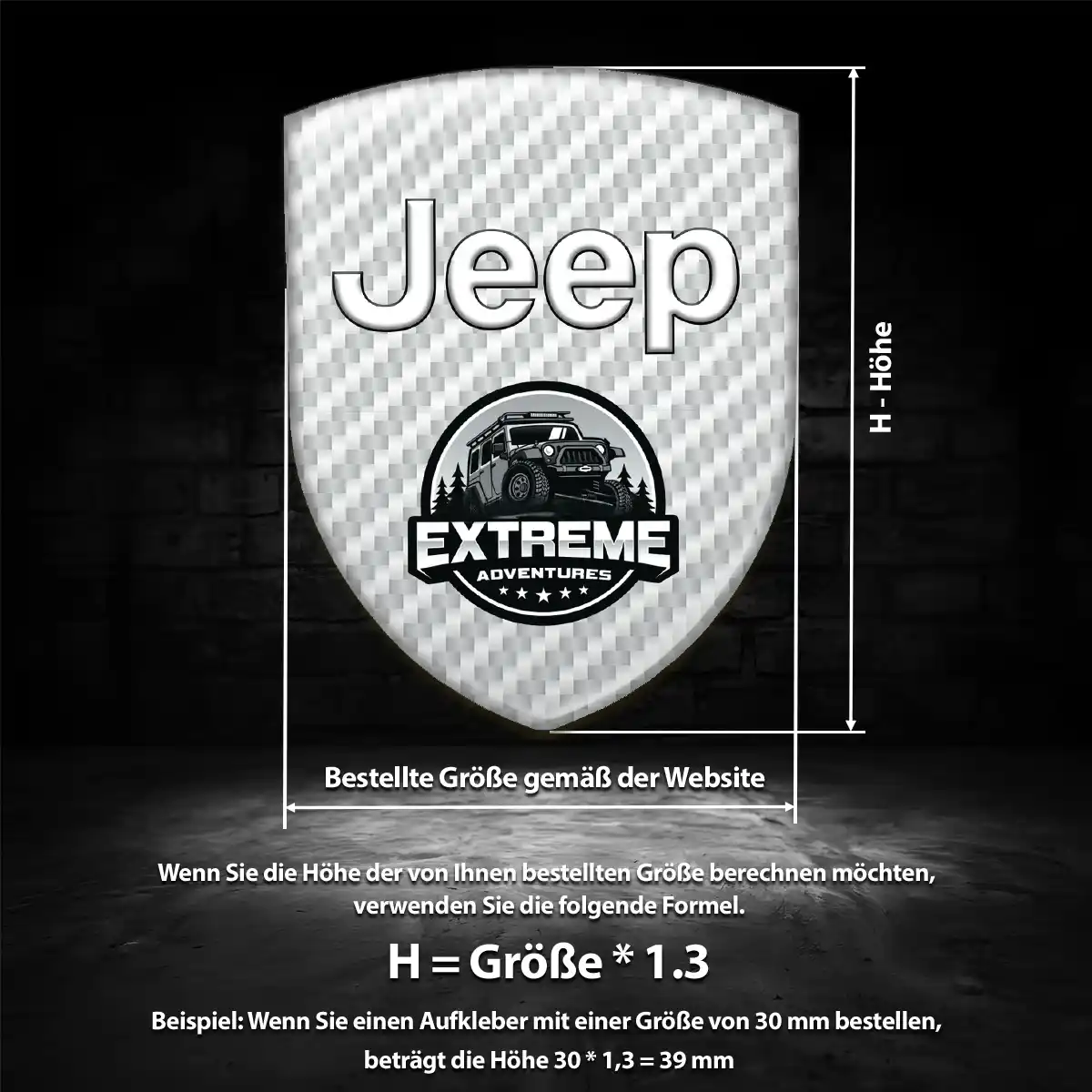 Jeep Wappen Emblem Auto Anspruchsvolles Design