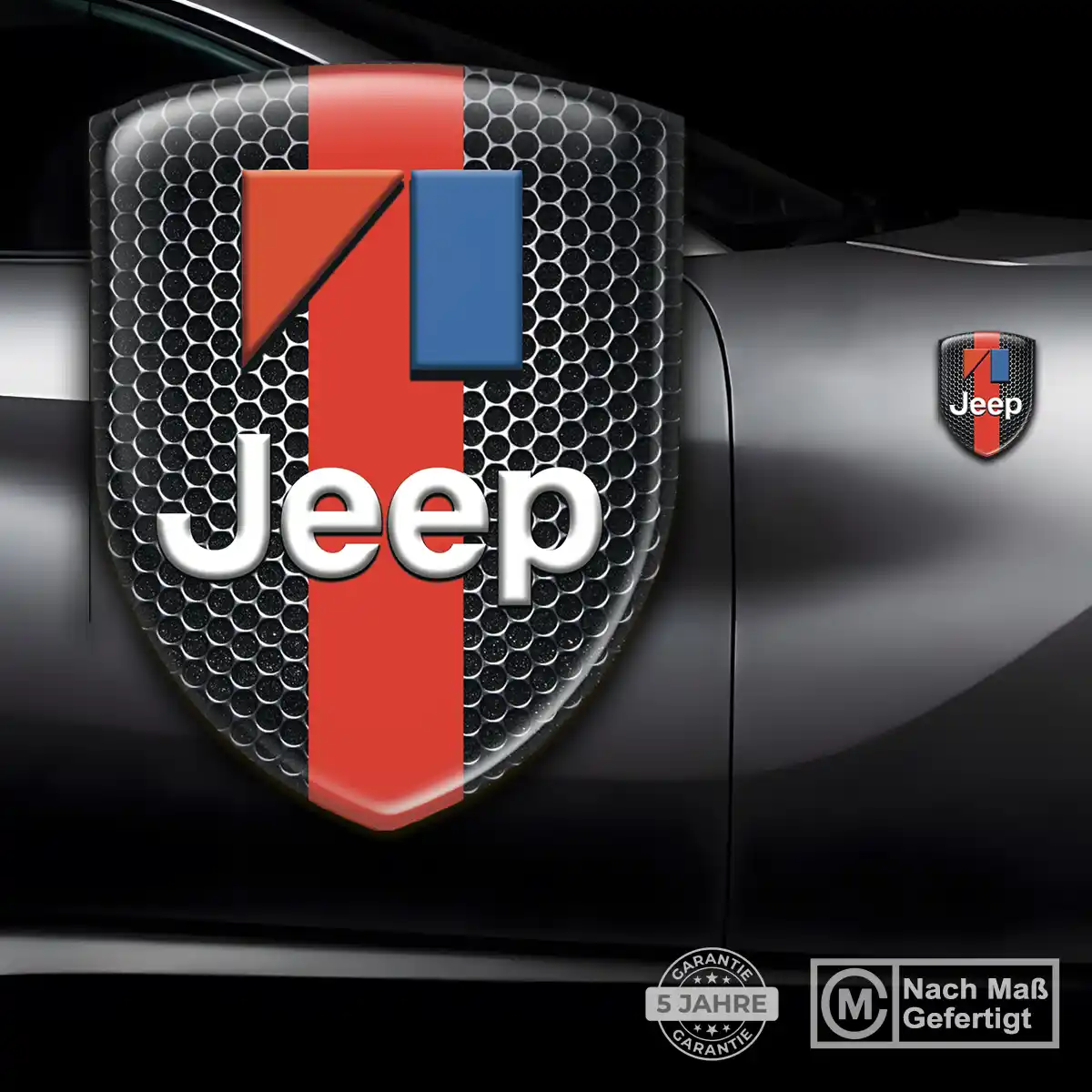 Jeep Wappen Emblem Auto Ausdrucksstarkes Design
