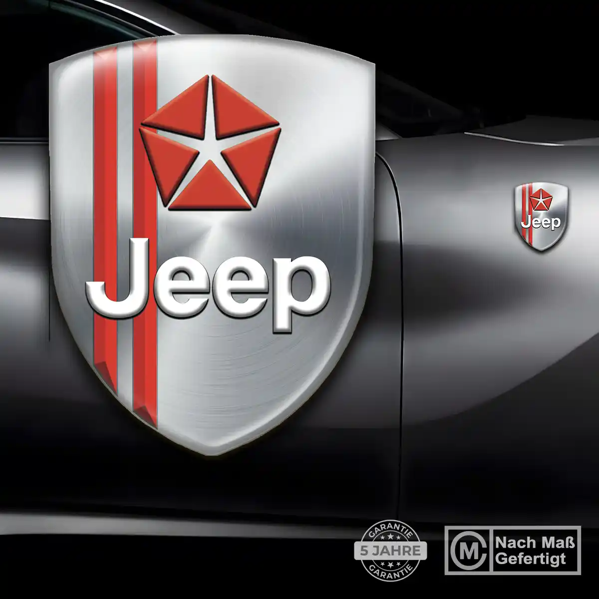 Jeep Wappen Emblem Auto Edles Design