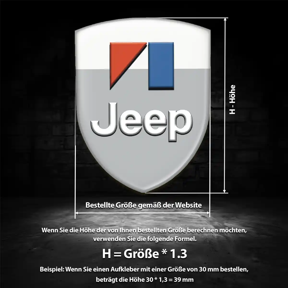 Jeep Wappen Emblem Auto Interieurdesign