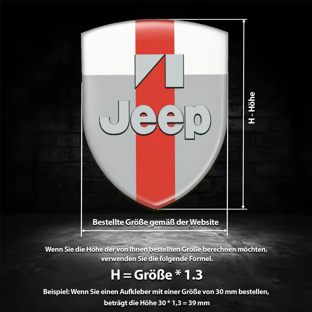 Jeep Wappen Emblem Auto Modernes Design