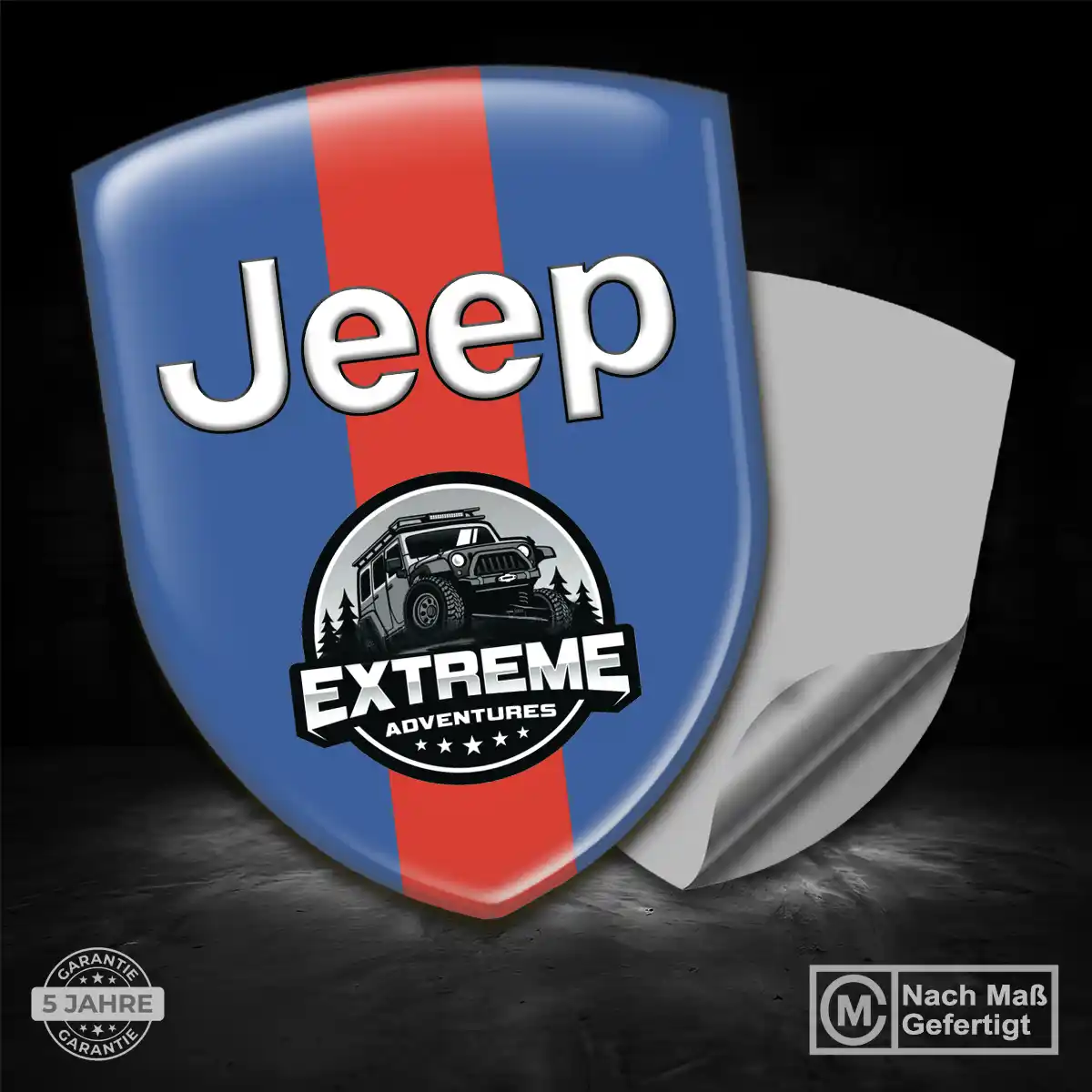 Jeep Wappen Emblem Auto Premium-Edition