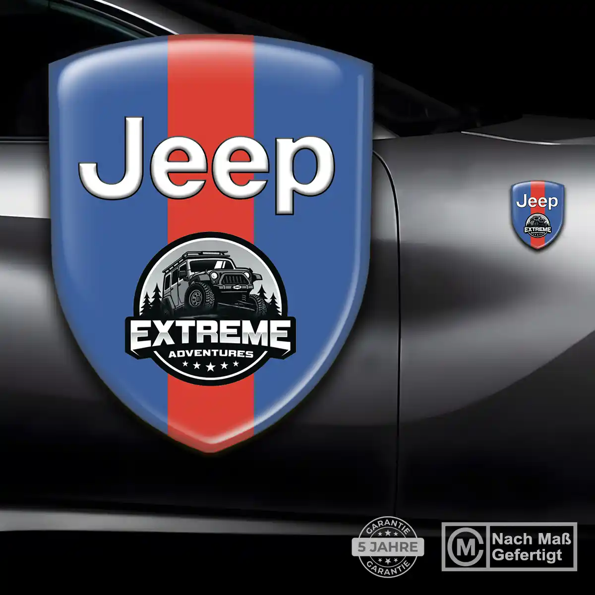 Jeep Wappen Emblem Auto Premium-Edition