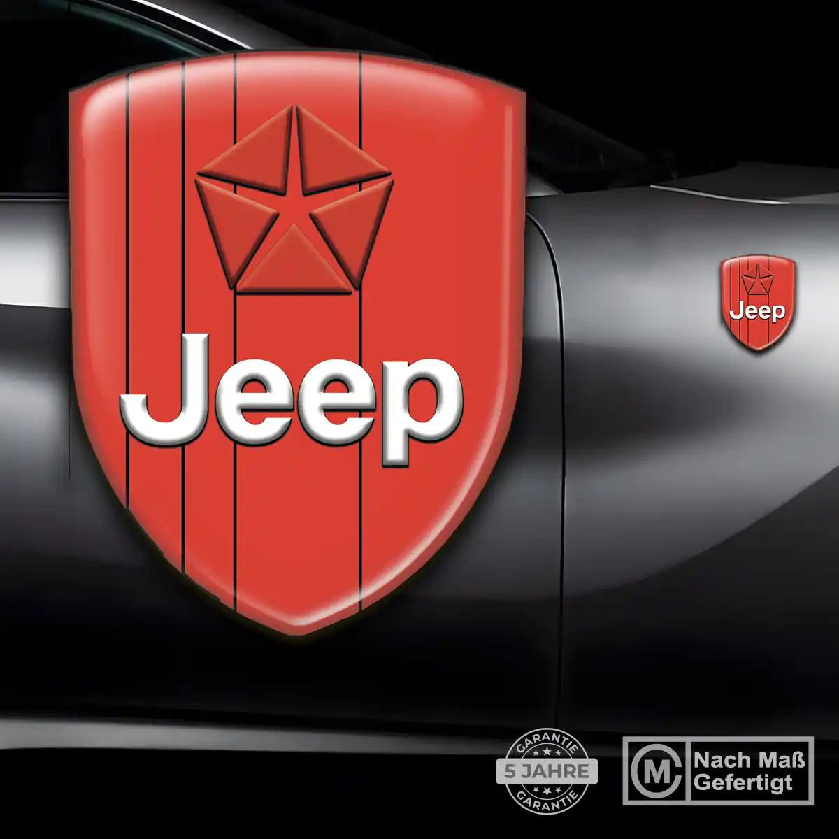 Jeep Wappen Emblem Auto Premiumqualität