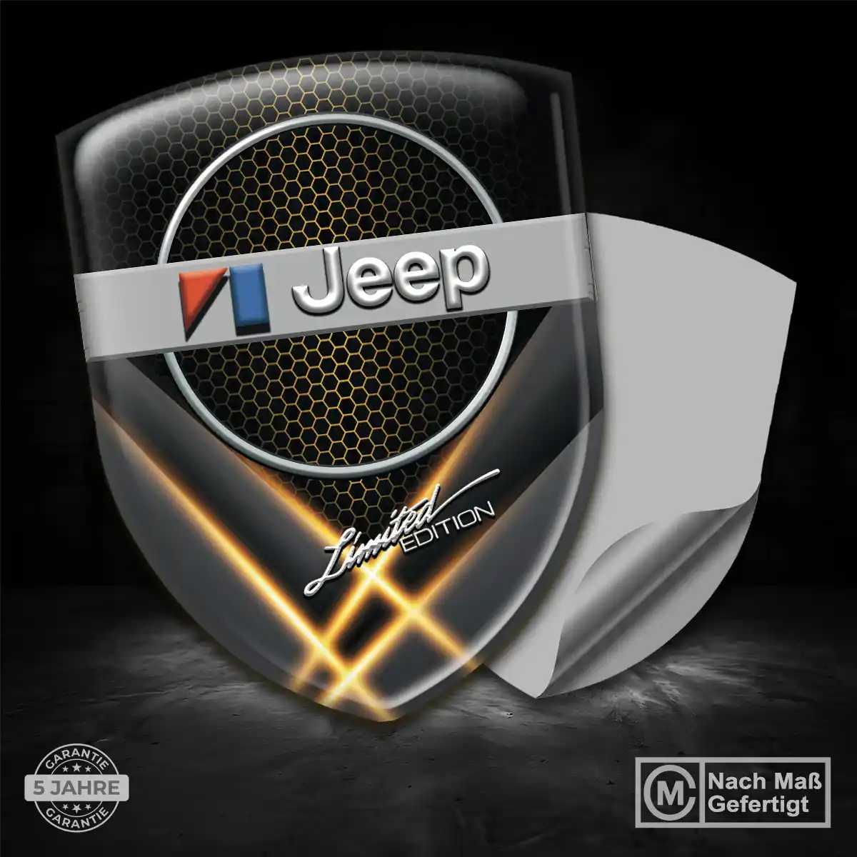 Jeep Wappen Emblem Auto Stilvolles Design