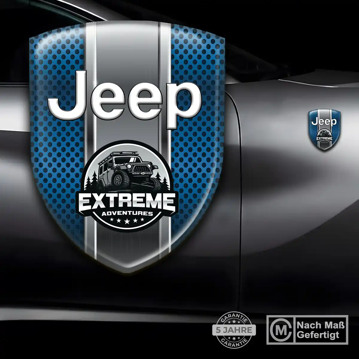 Jeep Wappen Emblem Elegantes Design