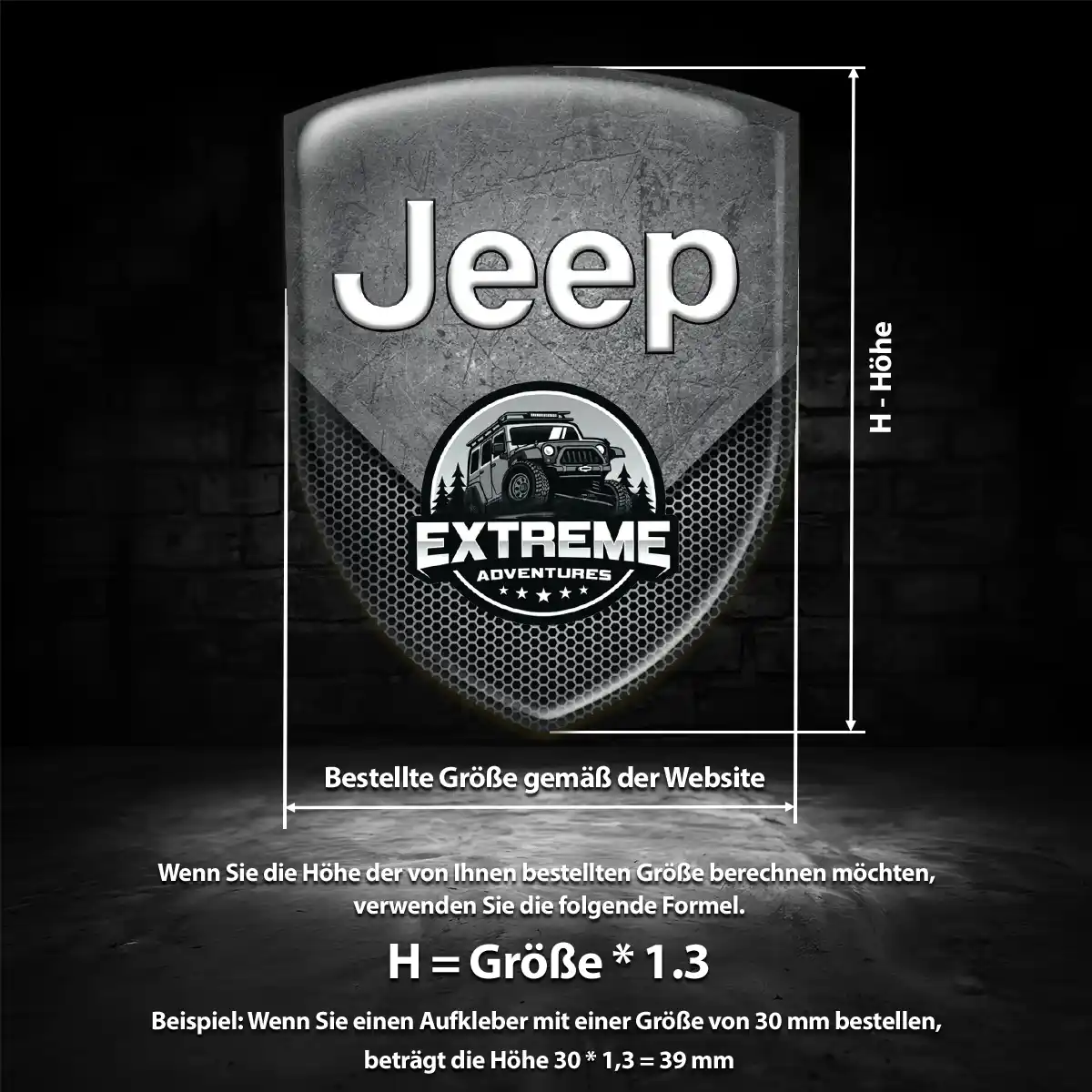 Jeep Wappen Emblem Exterieurdesign