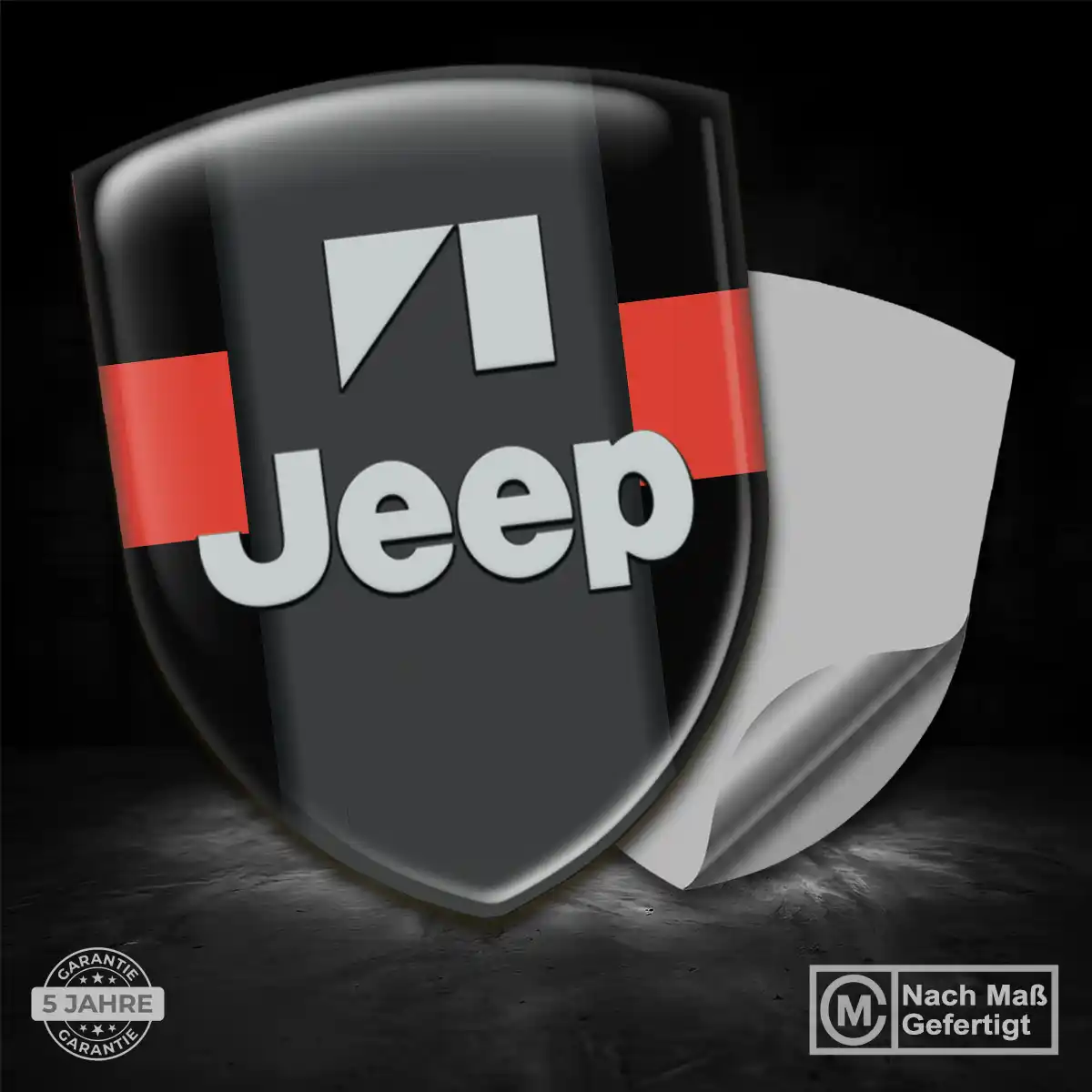 Jeep Wappen Emblem Hochwertiges Harz