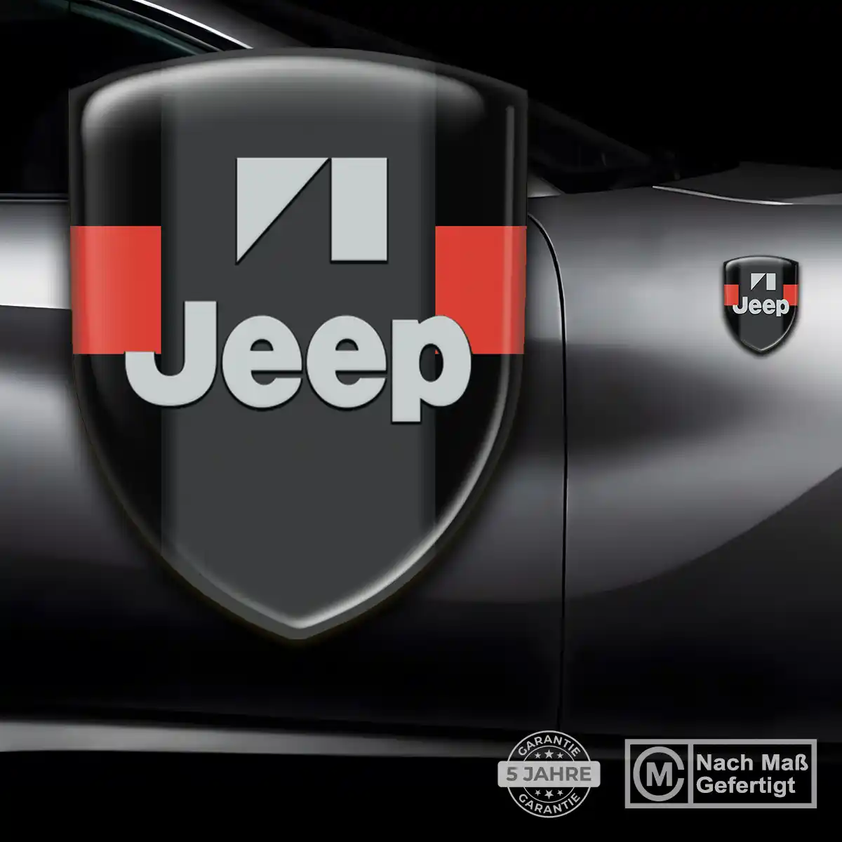 Jeep Wappen Emblem Hochwertiges Harz