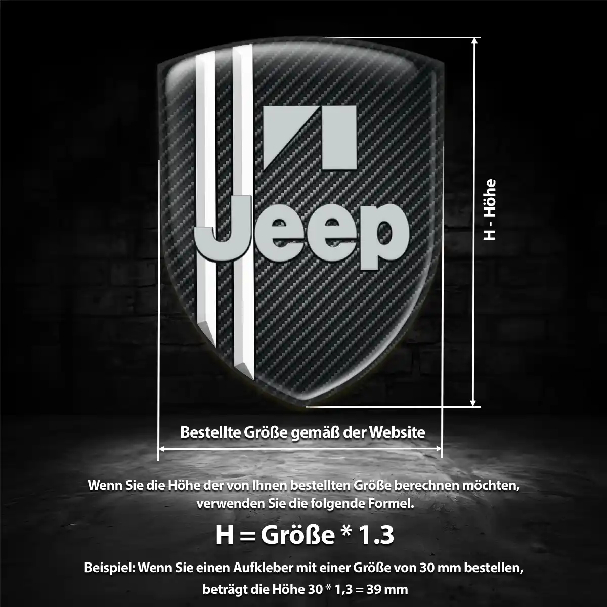 Jeep Wappen Emblem Hohe Qualität