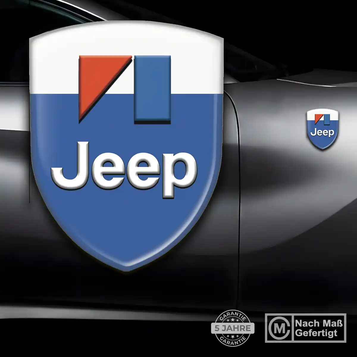 Jeep Wappen Emblem Interieurdesign