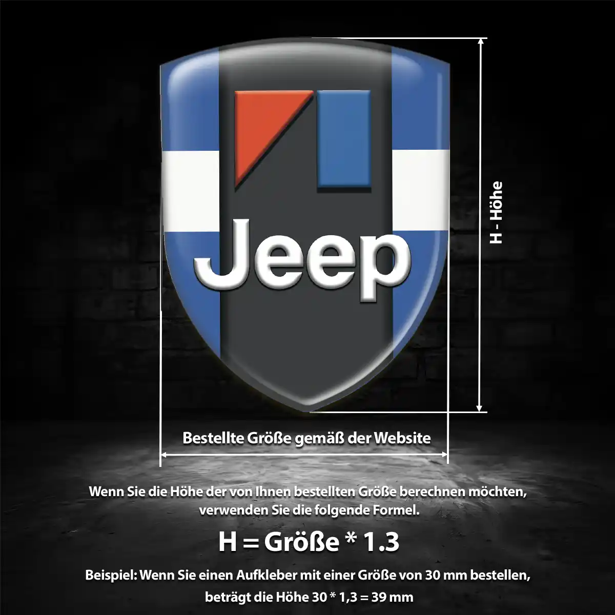 Jeep Wappen Emblem Limitierte Auflage