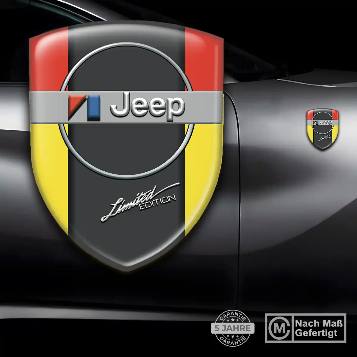 Jeep Wappen Emblem Premiumqualität