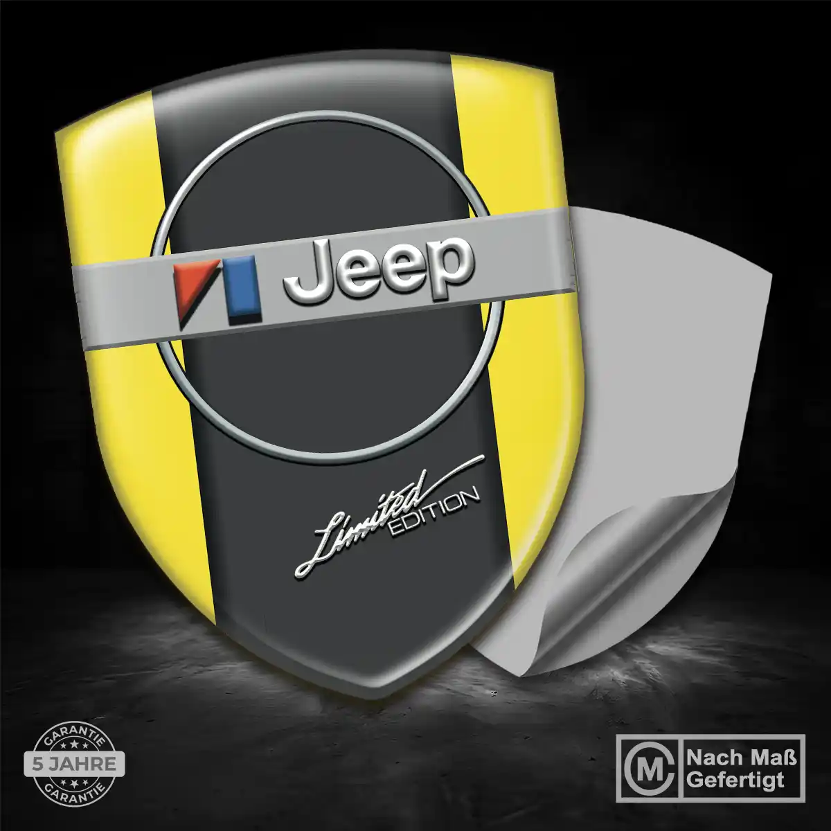 Jeep Wappen Emblem Stilvolles Design