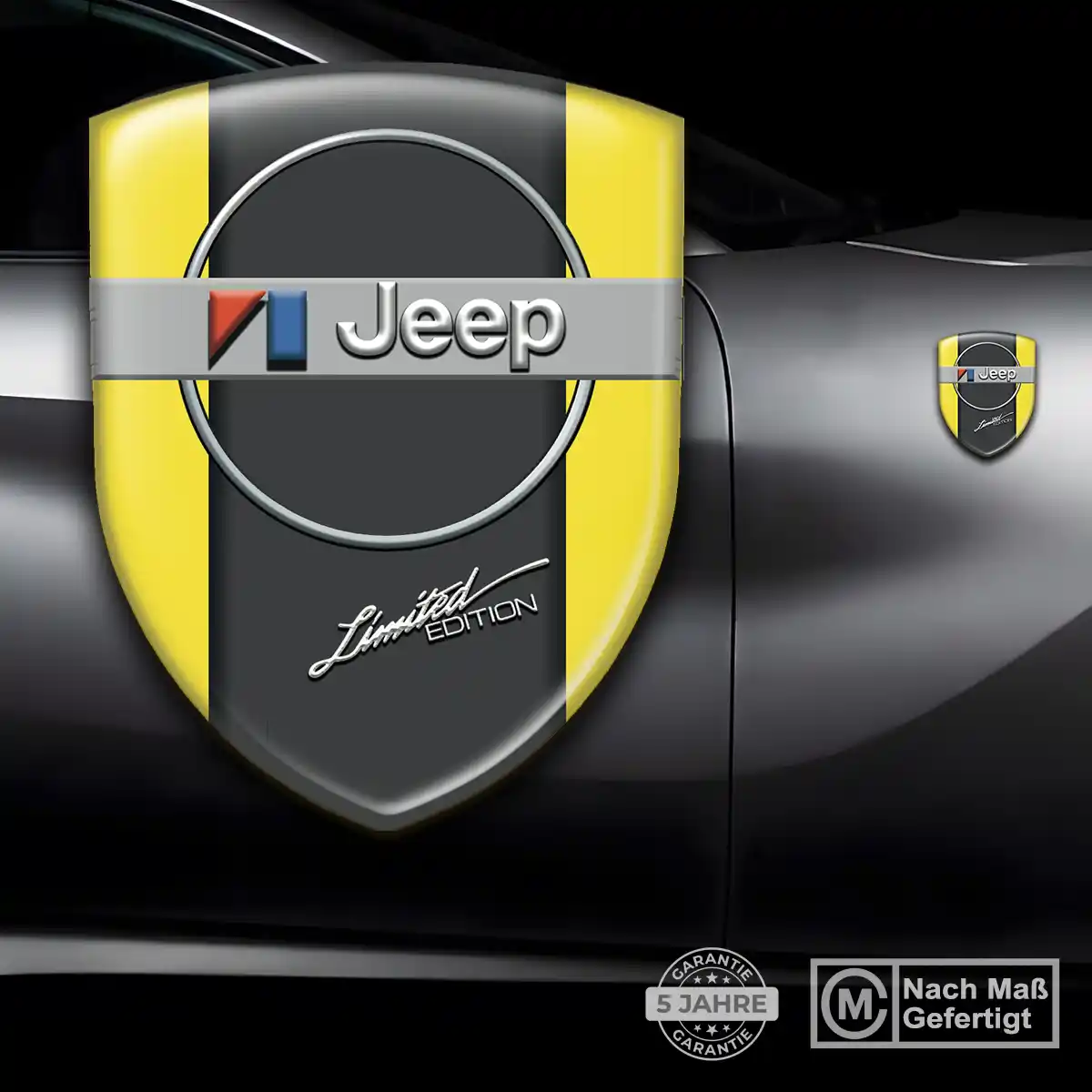 Jeep Wappen Emblem Stilvolles Design