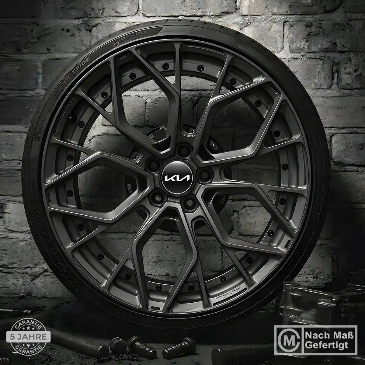 KIA Aufkleber Nabenkappen Stilvolles Design