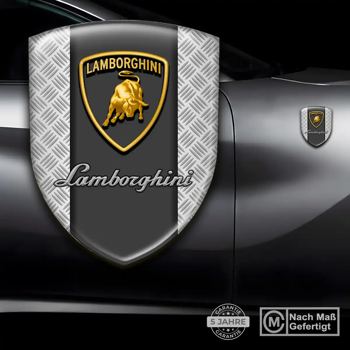 Lamborghini 3D Gel Aufkleber Embleme Auto Stilvolles Design