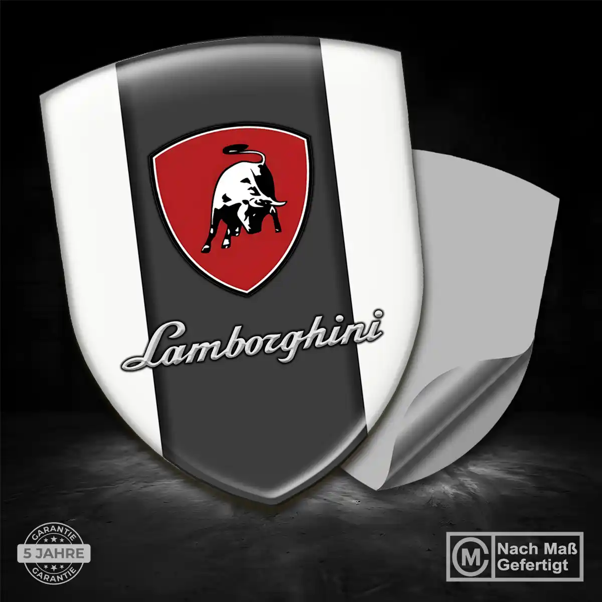 Lamborghini 3D Gel Aufkleber Stilvolles Design