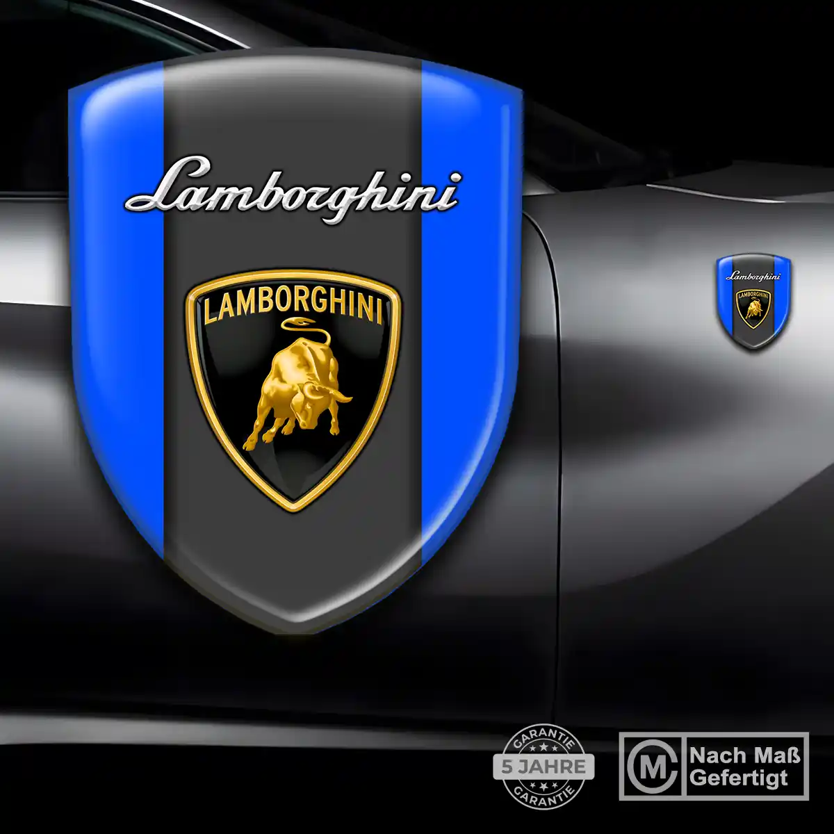 Lamborghini 3D Gel Aufkleber Wappen Auto Hohe Qualität