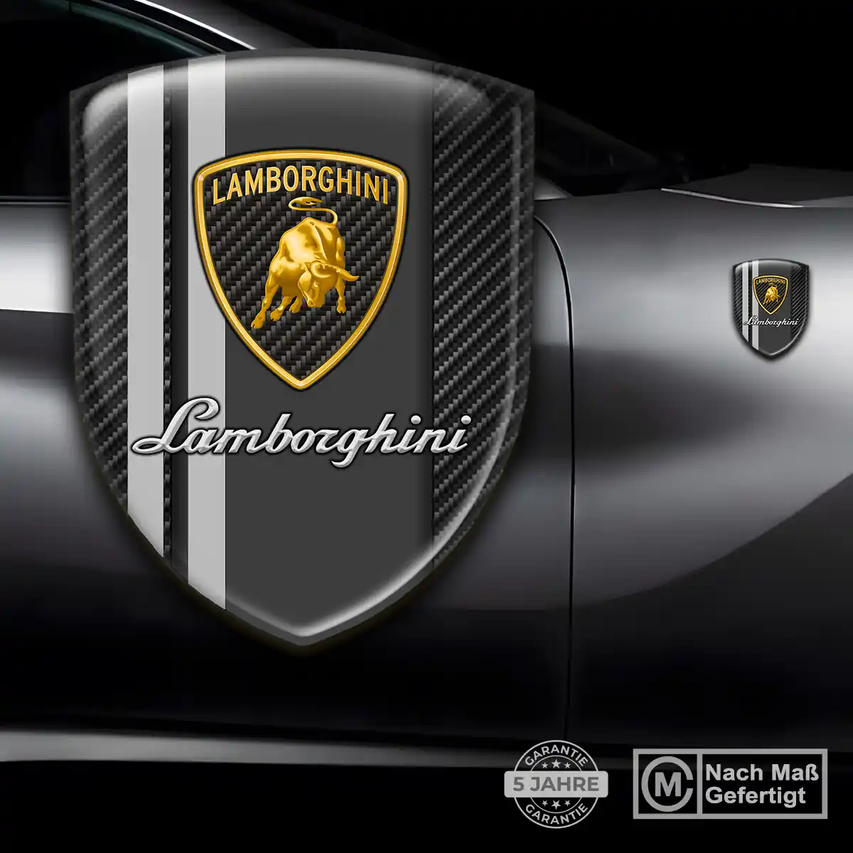 Lamborghini Aufkleber 3D Gel Emblem Auto Hohe Qualität
