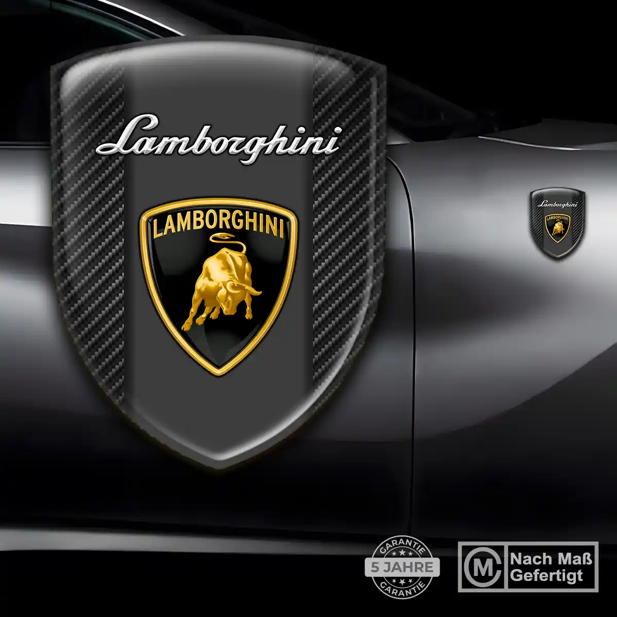 Lamborghini Aufkleber 3D Gel Emblem Auto Stilvolles Design