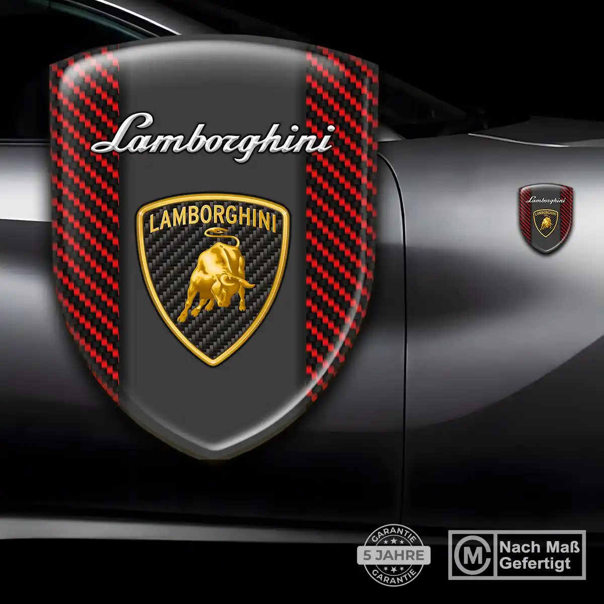 Lamborghini Aufkleber 3D Gel Embleme Auto Stilvolles Design