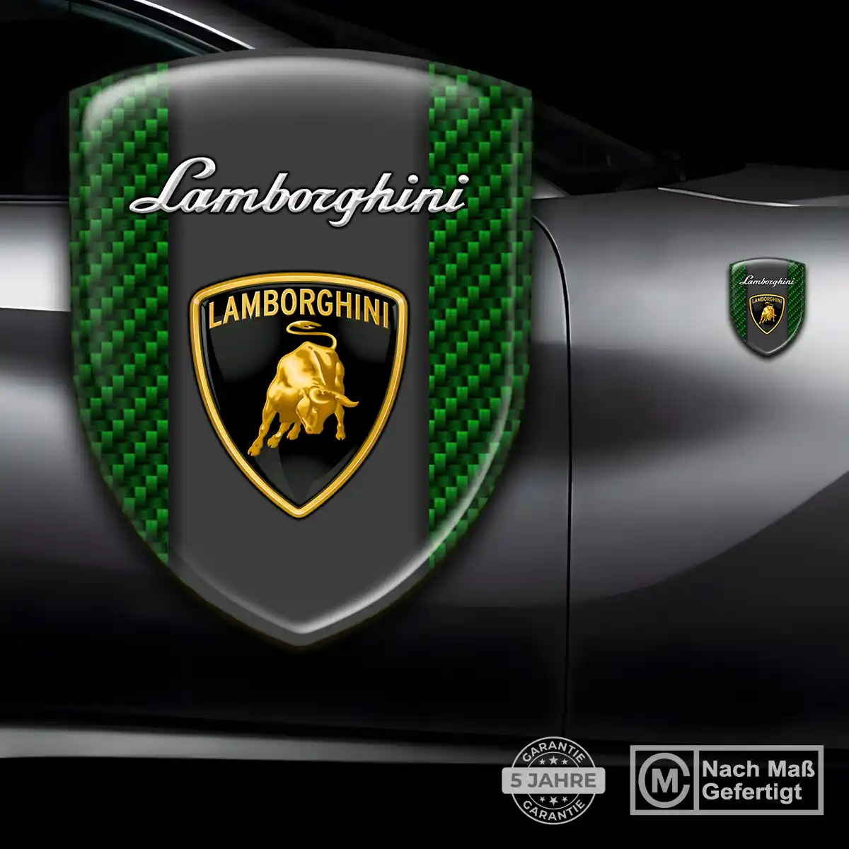 Lamborghini Aufkleber 3D Gel Embleme Stilvolles Design
