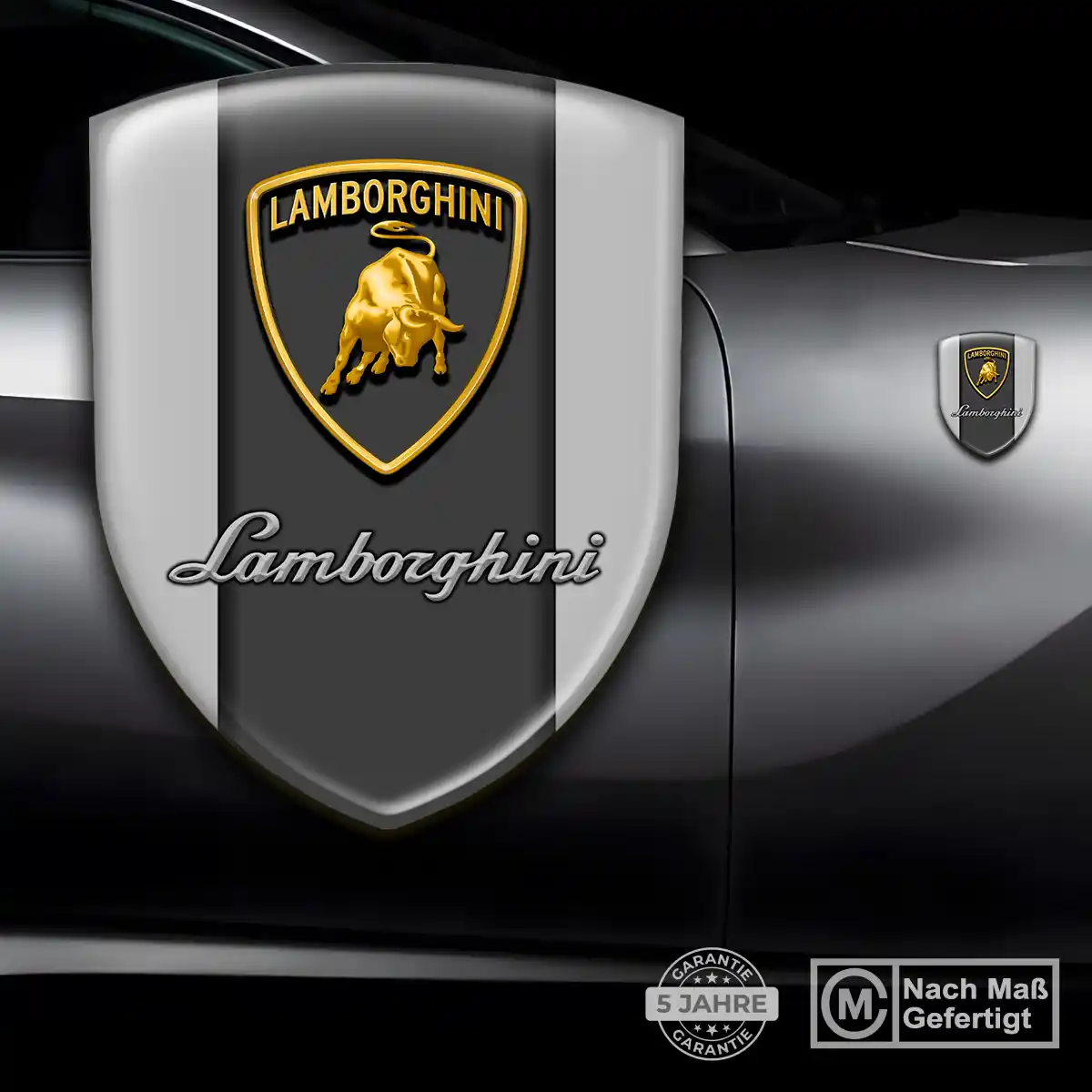 Lamborghini Aufkleber 3D Gel Silikon Auto Hohe Qualität
