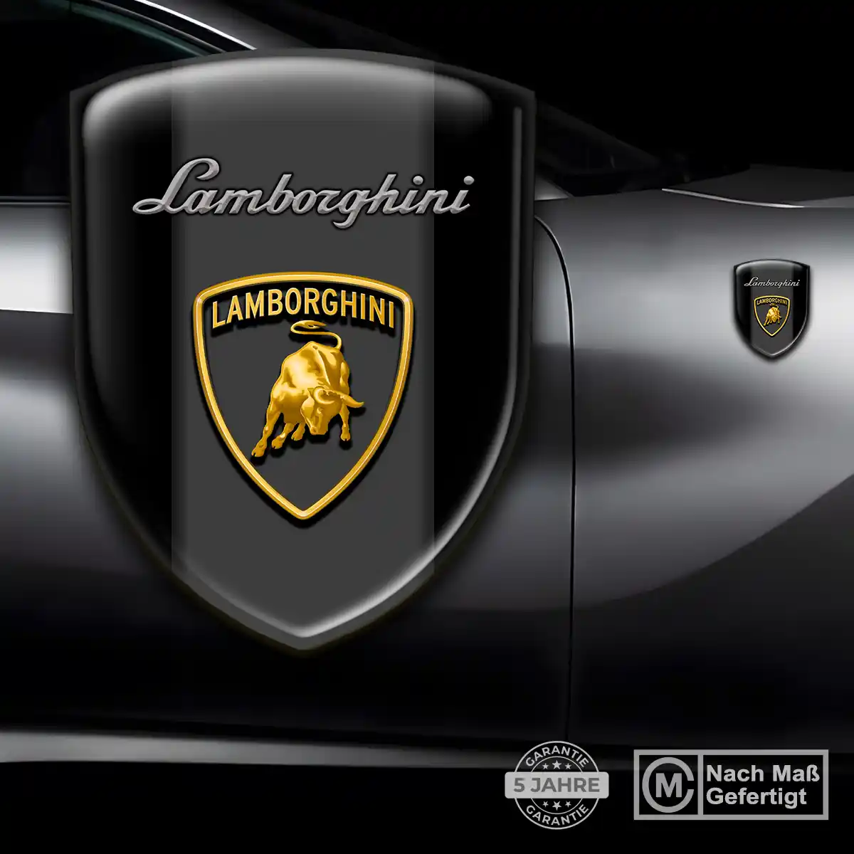 Lamborghini Aufkleber 3D Gel Silikon Stilvolles Design