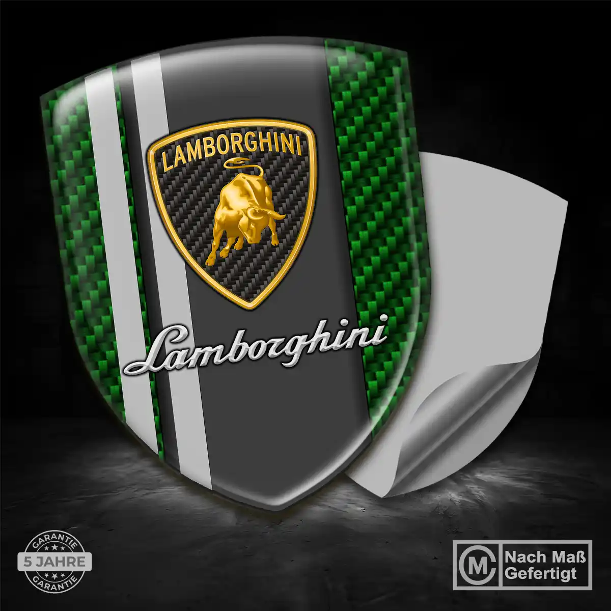 Lamborghini Aufkleber 3D Gel Wappen Auto Hohe Qualität
