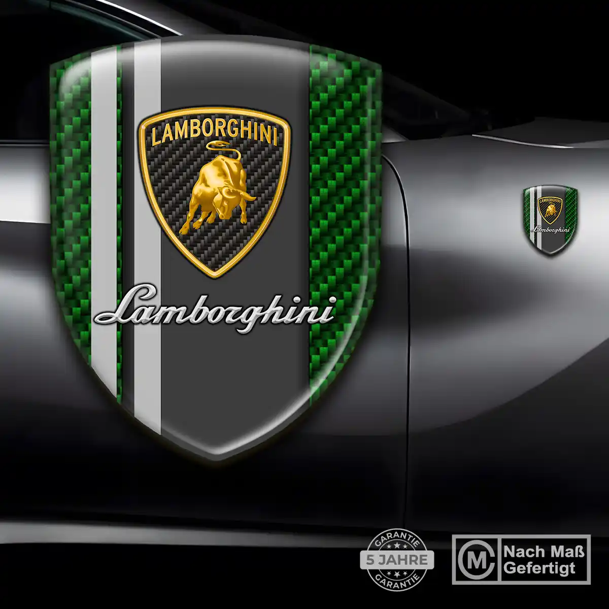 Lamborghini Aufkleber 3D Gel Wappen Auto Hohe Qualität