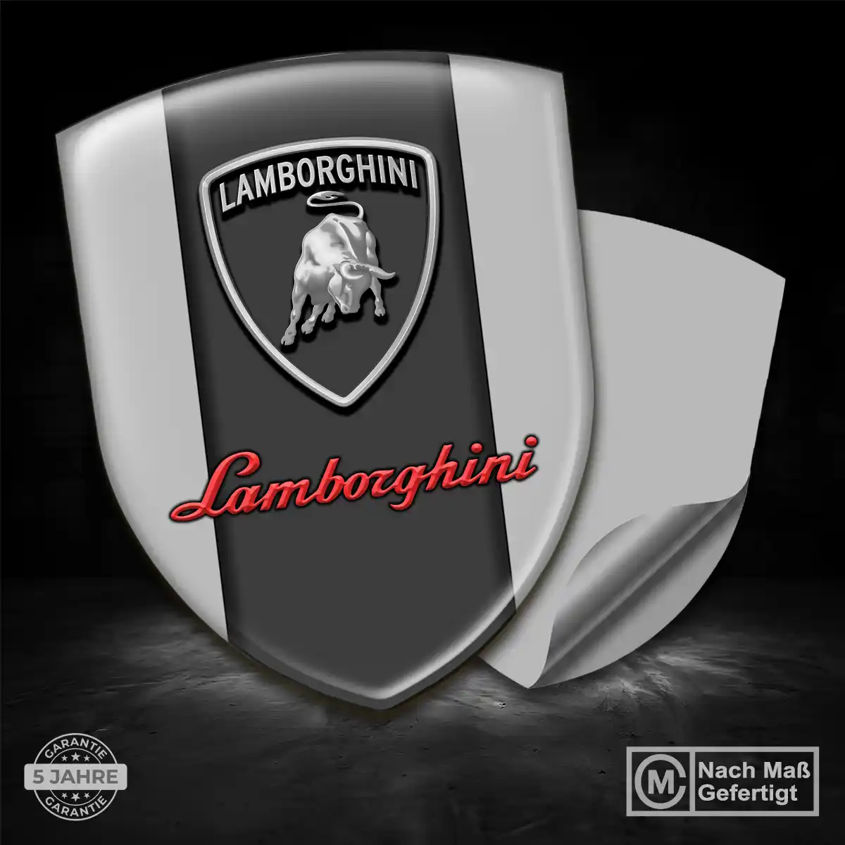 Lamborghini Aufkleber Emblem Auto Stilvolles Design