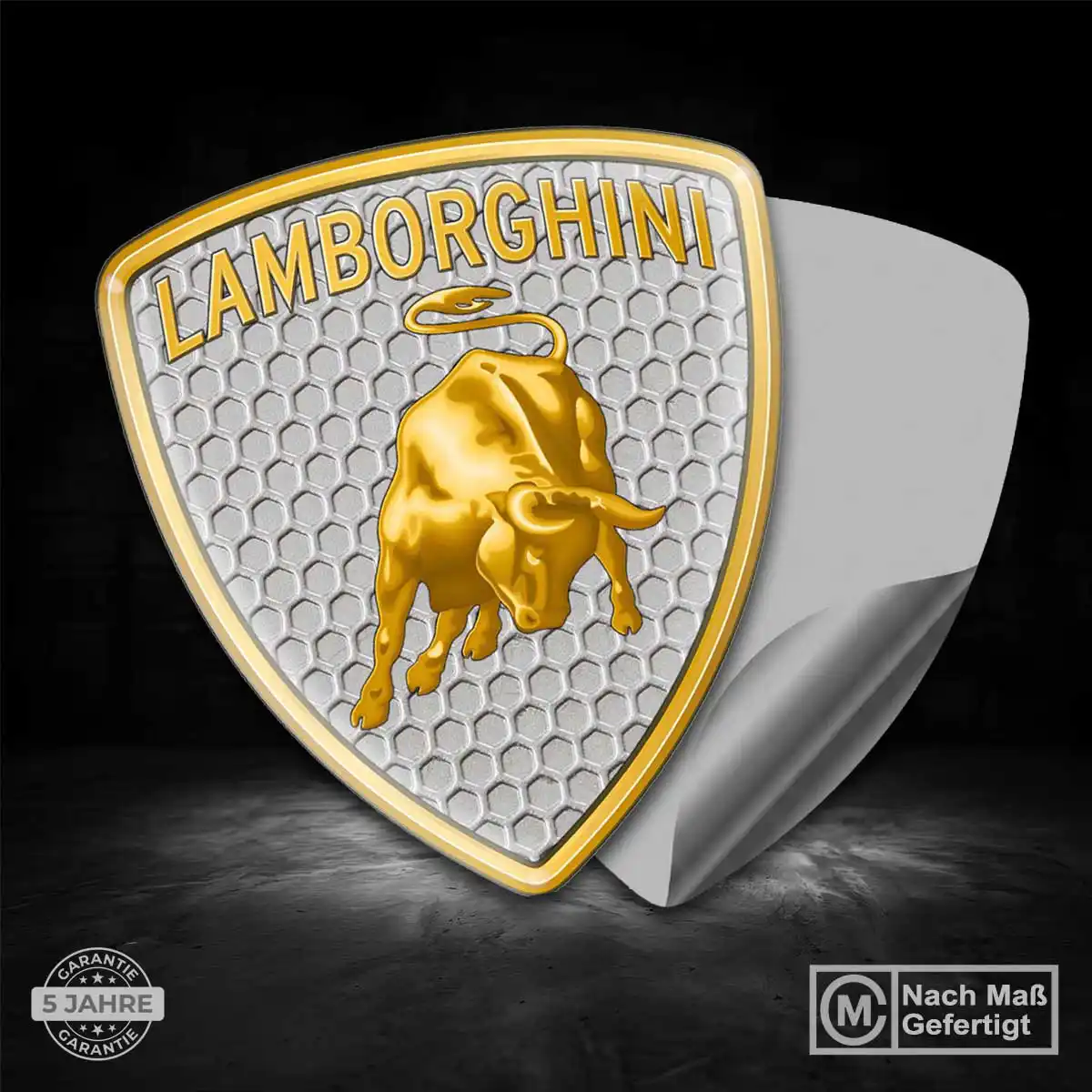 Lamborghini Aufkleber Emblem Stilvolles Design