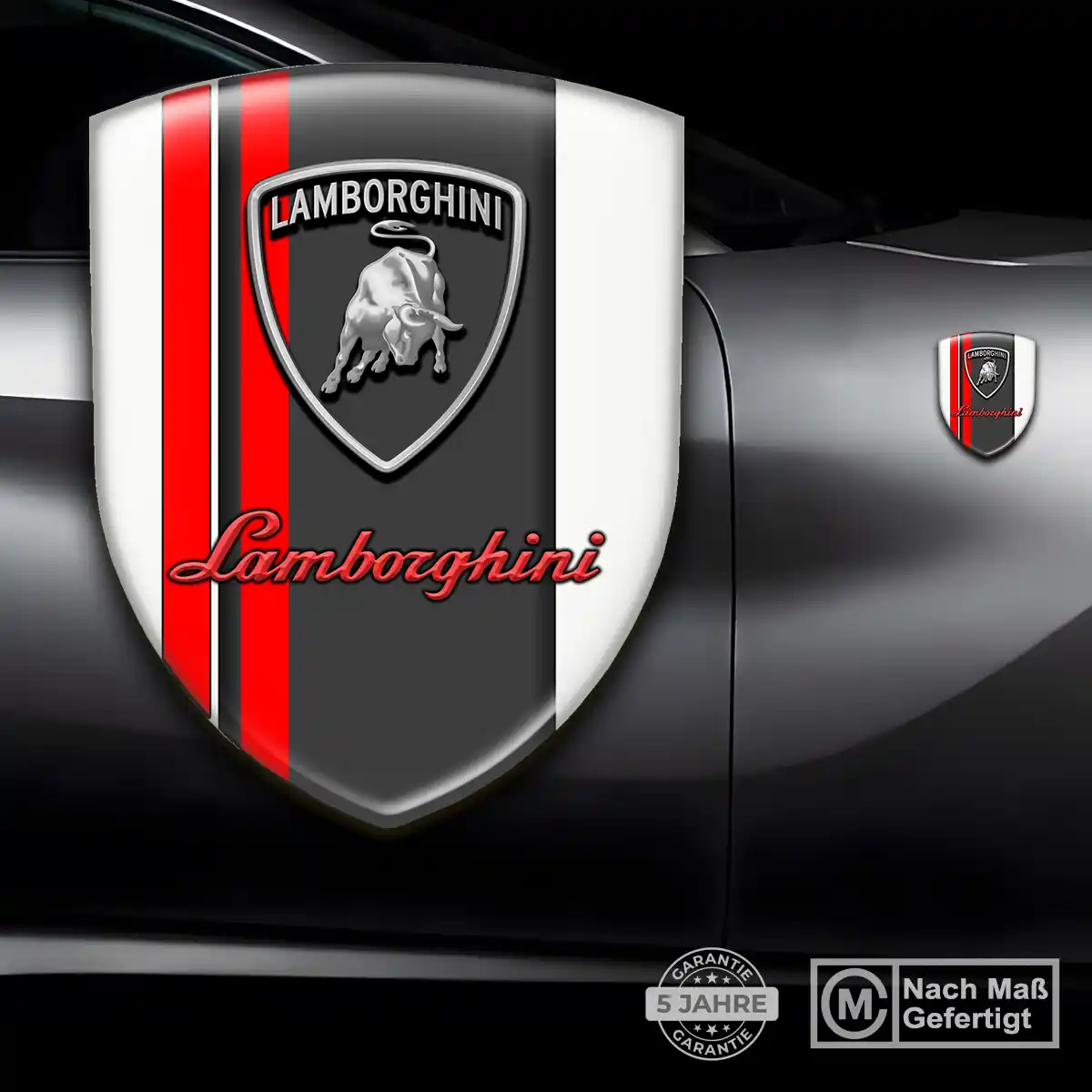 Lamborghini Aufkleber Embleme Silikon Stilvolles Design