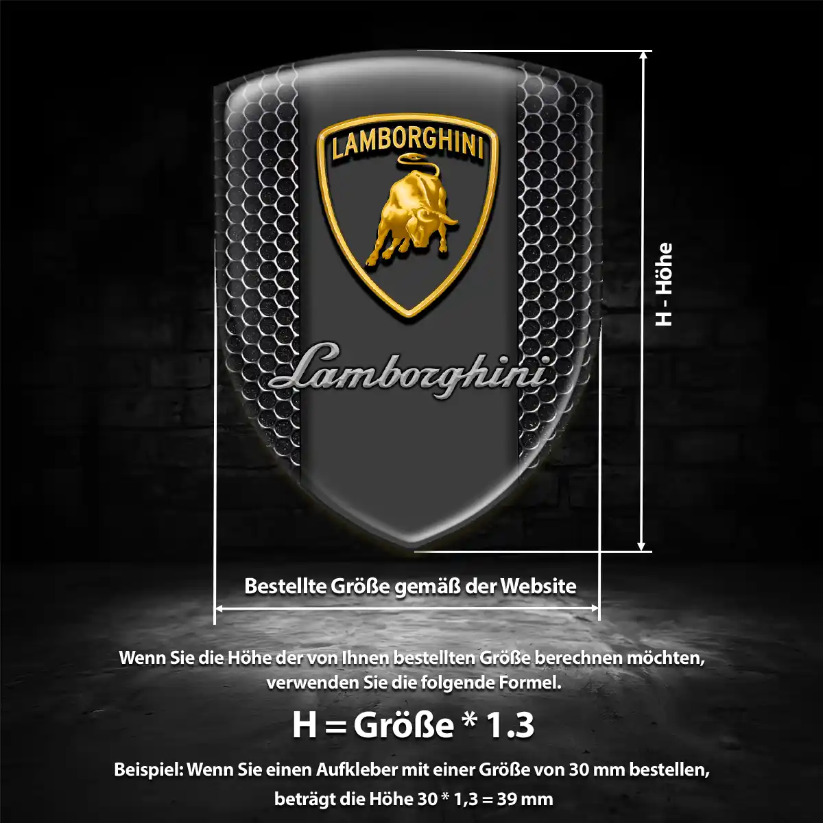 Lamborghini Aufkleber Hohe Qualität