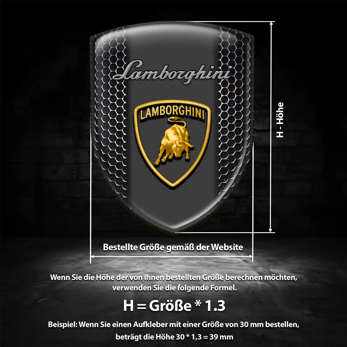 Lamborghini Aufkleber Premium-Edition
