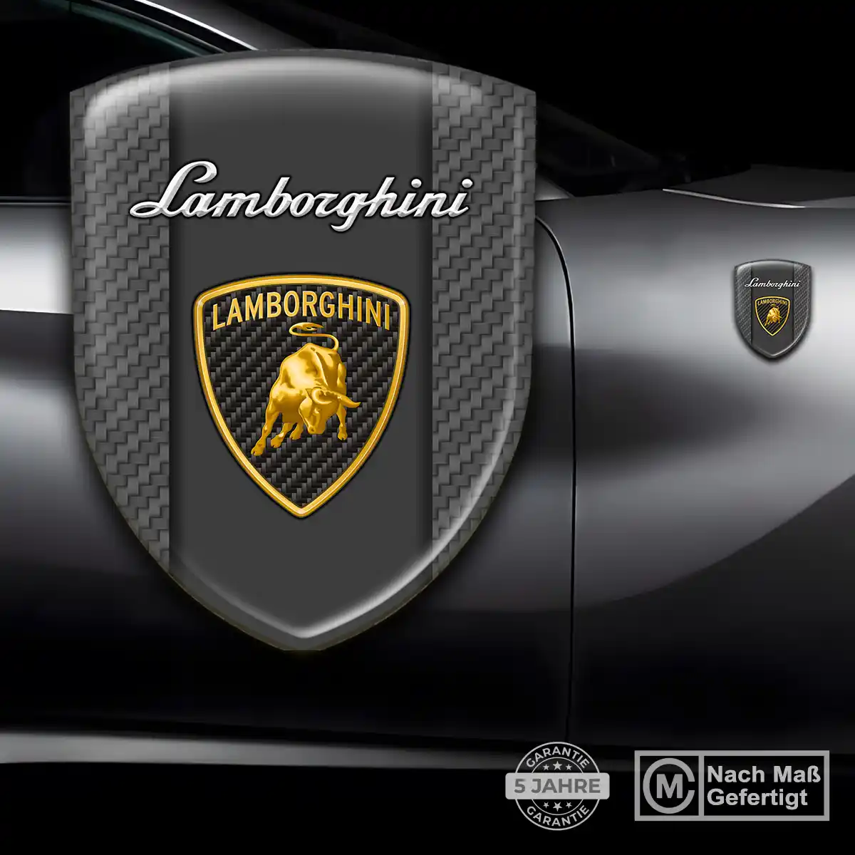 Lamborghini Aufkleber Silikon Embleme Auto Hohe Qualität