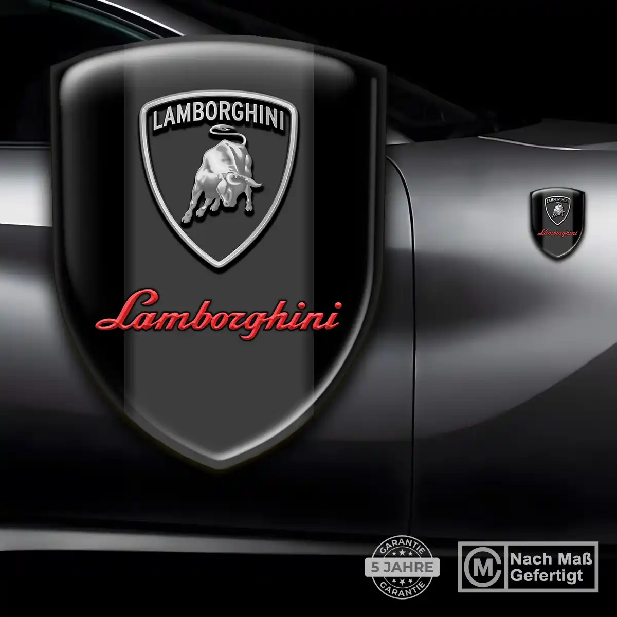 Lamborghini Aufkleber Silikon Embleme Auto Stilvolles Design