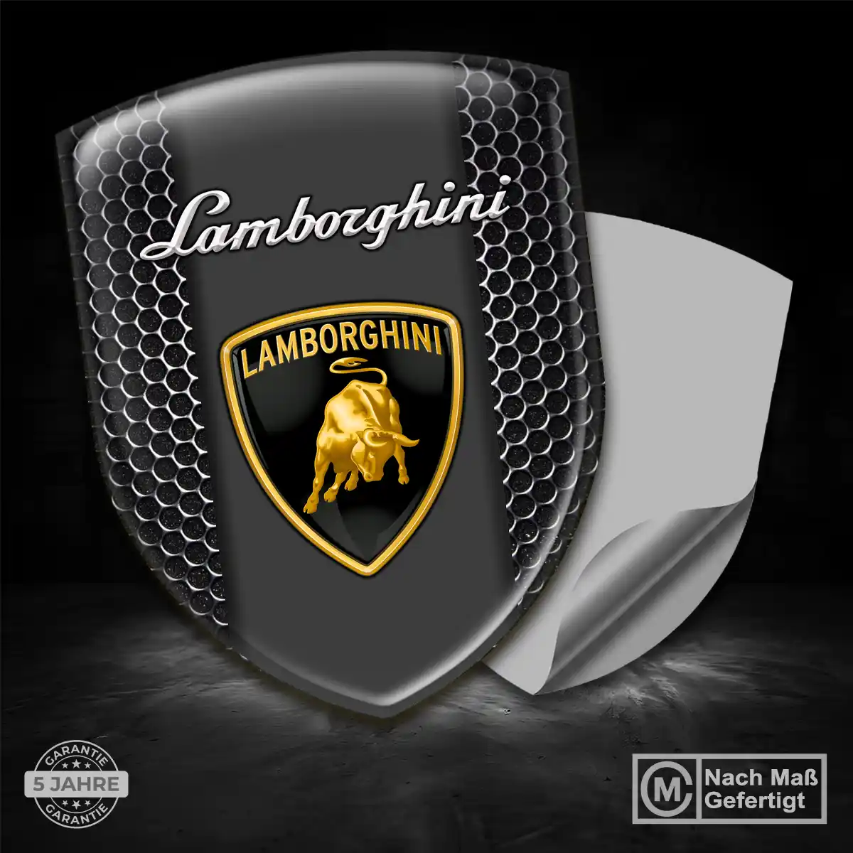 Lamborghini Aufkleber Wappen Auto Stilvolles Design